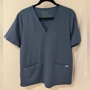 Figs Dark Harbor Scrub Top